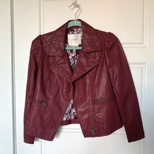 Anthropologie Faux Leather Jacket